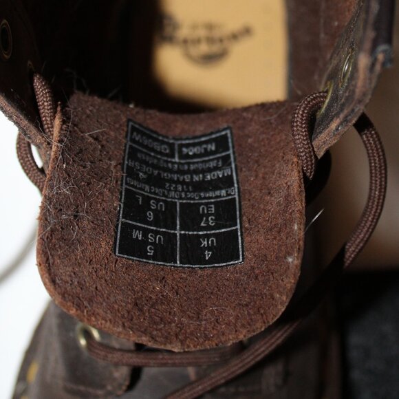 Dr. Martens Crazy Horse Unisex Lace up Leather Boots - Picture 8 of 11